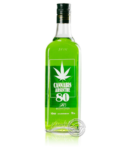 Absenta 80 Cannabis, 80 % vol, 0,7-l-Flasche