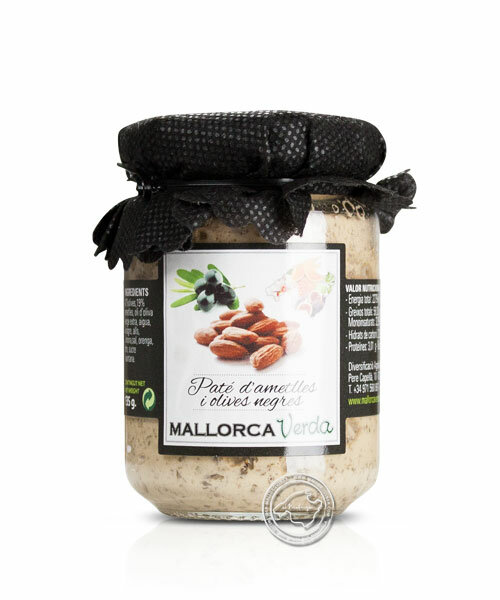 Mallorca Verda Paté d´ametlles i olives negres, 135-g-Glas