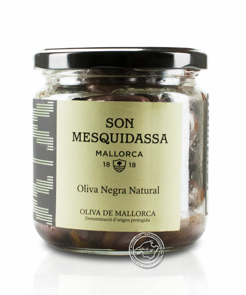Oliva Mallorquina Negra Natural D.O., 200-gr-Glas