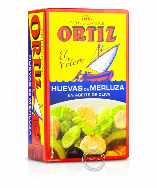 Ortiz Huevas de Merluza en Aceite d´oliva, 80-g-Packung