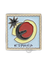 Reliefmagnetfliese mit Espana-Motiv, je Stück