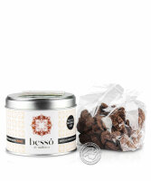 Almendras azucaradas con Chocolate y Naranja, 120-g-Dose
