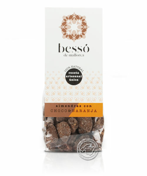 Besso de Mallorca Almendras azucaradas con Chocolate y Naranja, 90-g-Beutel