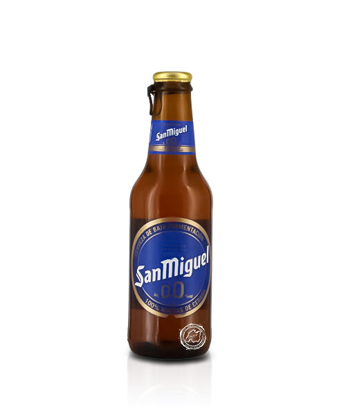 San Miguel 0,0% Alkoholfrei, San Miguel Bier, 0,25-l-Flasche