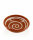 Schale Spiralmuster braun/weiß, volllasiert 13 cm, je Stück