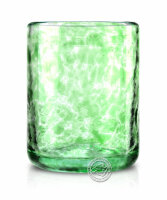 Glas Grün gescheckt, eingearbeitet, grande, je...