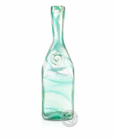 Flasche mit grünen Spiralen eingearbeitet, je...