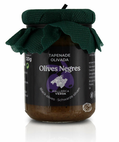 Mallorca Verda Salsa Tapenade olives negres, 120-g-Glas