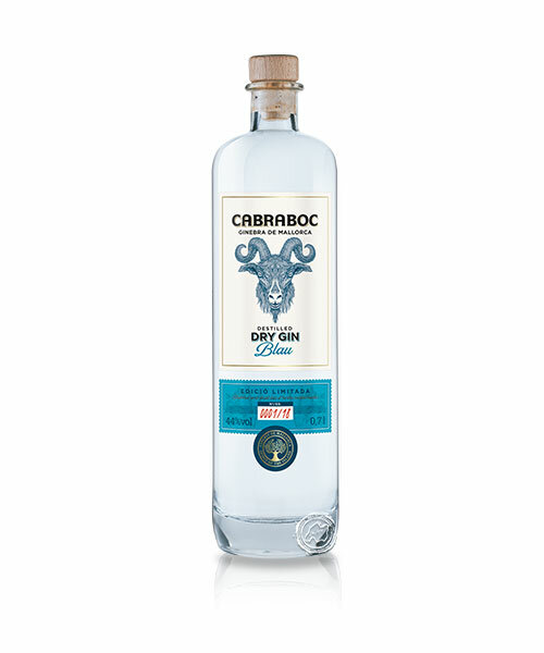 Cabraboc Dry Gin Blau 44 %, 0,7-l-Flasche