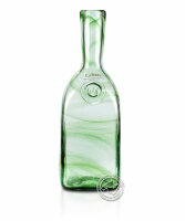Flasche mit grünen Streifen eingearbeitet, je...