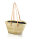 Korbtragetasche Palma-Serie mit langen Ledergurt, Stoff Reißv. schw., 40 x 16 cm, je Korb