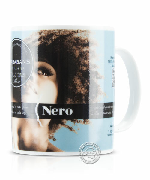 Taza de café marabans Nero para café con leche, je Stück