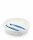 Schale, rund, weiß mit blauen Sardinen, volllasiert 18 cm, je Stück