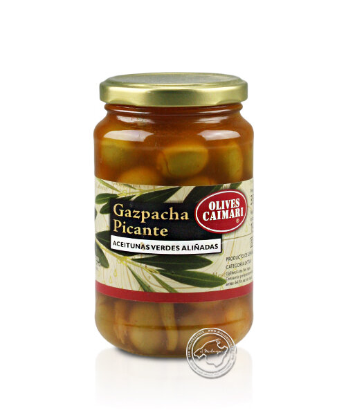 Caimari Gazpacha picante - Oliven nach Gazpacha-Art, 190-g-Glas