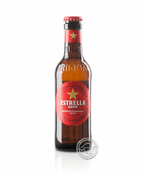 Estrella Damm 5,4%, 0,25-l-Flasche