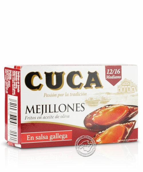 Cuca Mejillones en salsa gallega, 65-g-Packung