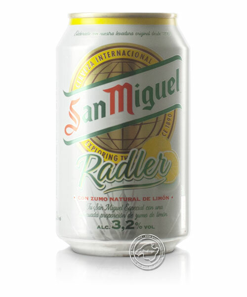 San Miquel - Radler 3,2%, San Miquel Bier - Zitrone, 0,33-l-Dose