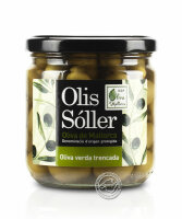 Cooperativa Soller Olives Verdes Trencades D.O., 200-g-Glas