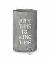 Flaschenkühler "Any time is wine time"