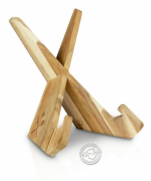 Kochbuchhalter Akazienholz