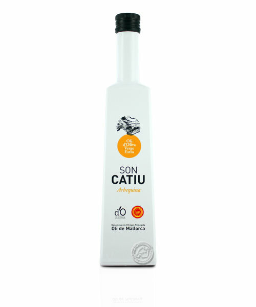 Son Catiu Oli d´oliva v. extra Arbequina D.O., 0,5-l-Flasche