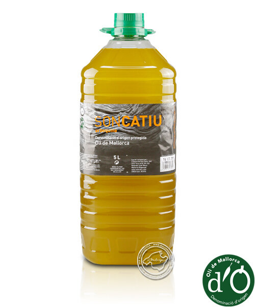 Son Catiu Oli d´oliva v. extra Arbequina D.O., 5-l-Flasche