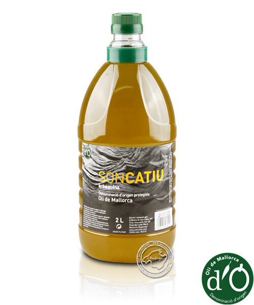 Son Catiu Oli d´oliva v. extra Arbequina D.O., 2-l-Flasche