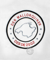 Der Mallorquiner Polo-Shirt weiß Damen Logo Patch