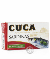 Cuca Sardinas en aceite de oliva, 85g-Packung