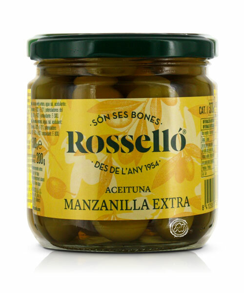 Rossello Aceituna entera Manzanilla, 300-g-Glas