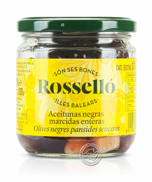 Rossello Aceituna Marcida Negra Natural, 300-g-Glas