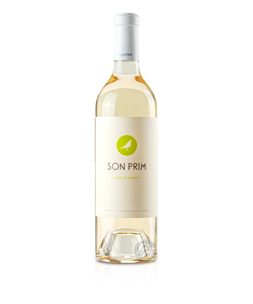 Son Prim Blanc de Merlot, Vino Blanco 2022, 0,75-l-Flasche
