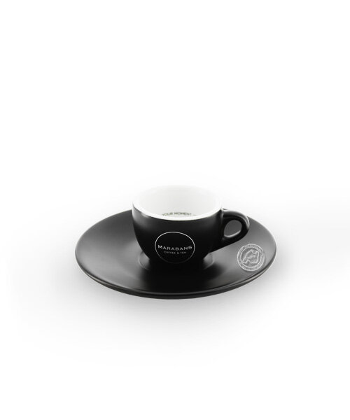 Taza de café marabans para café o cortado schwarz, je Stück
