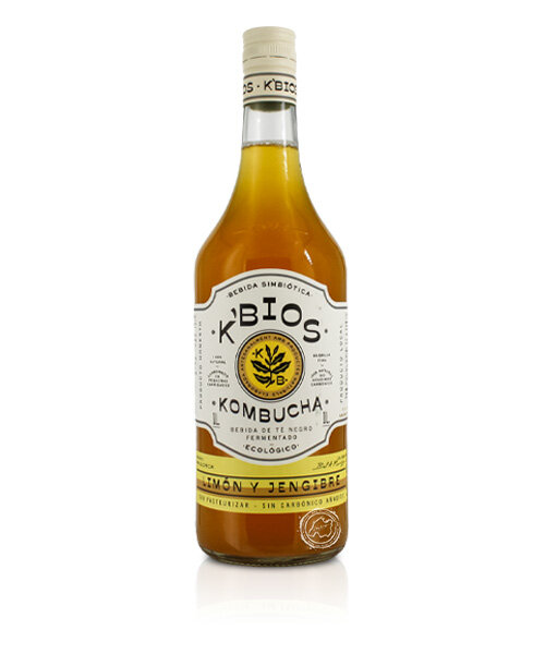 Kombutxa K Bios Limon & Jengibre ecologico 1-l-Flasche