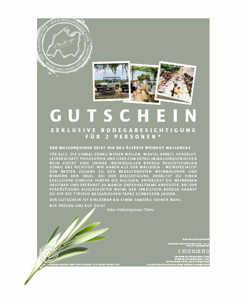 Bodega-Tour Gutschein Mallorca