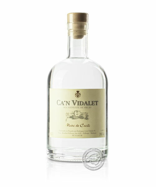 Can Vidalet Marc de Cecili 38 %, 0,5-l-Flasche