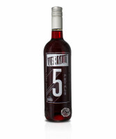 Vermuteria La Rosa Vermut 5 Petals, 17 %, 0,75-l-Flasche