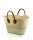 Korbtragetasche Palma-Serie mit Ledergurt kurz, 53 x 36 cm, je Korb