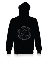 Der Mallorquiner Hoodie Zip schwarz
