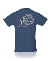 Der Mallorquiner T-Shirt Flaschenlogo dunkelblau