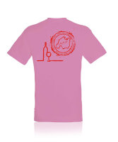 Der Mallorquiner T-Shirt Flaschenlogo rosa orchide
