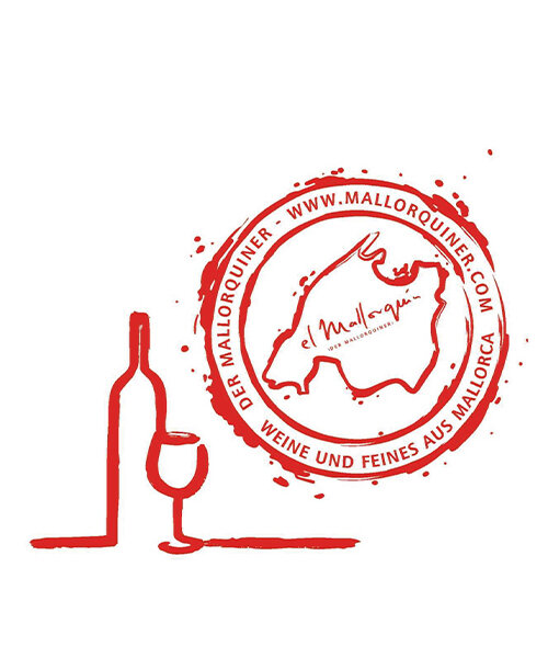 El Mallorquiner Camiseta Logotipo Botella rosa orquídea M
