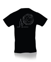 Der Mallorquiner T-Shirt Flaschenlogo schwarz
