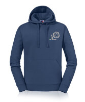 Der Mallorquiner Hoodie Flaschenlogo dunkelblau