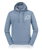 Der Mallorquiner Hoodie Flaschenlogo hellblau