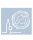 Der Mallorquiner Hoodie Flaschenlogo hellblau