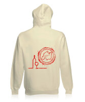 Der Mallorquiner Hoodie Flaschenlogo natural