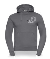 Der Mallorquiner Hoodie Flaschenlogo grau