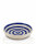 Cuenco, redondo, blanco/azul anillos, completamente esmaltado 12 cm, cada uno