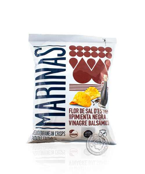 Marinas Patatas Fritas Flor de Sal, Pimienta Negra y Balsamico, 47-g-Packung